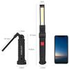 Lampe de travail - COB rechargeable - Base magnétique - 5 modes (blanc/rouge/SOS) - Rotation 360°
