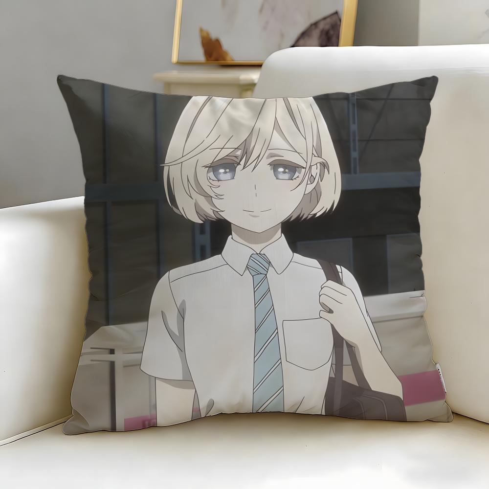 anime O Maidens in Your Savage Season Cushion Cover Soft EasyWash Pillow Case Versatile for Couch Bed Travel and Office