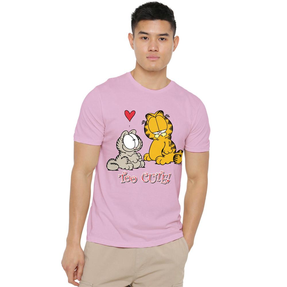 Garfield Too Cute T Shirt S-4XL, Pink Unisex T-Shirt XXXXL