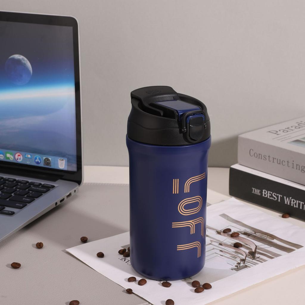 Mode 316 Edelstahl Thermobecher Outdoor Tragbarer Kaffeebecher Auto Tragbarer Begleitbecher Geschenk Wasserbecher