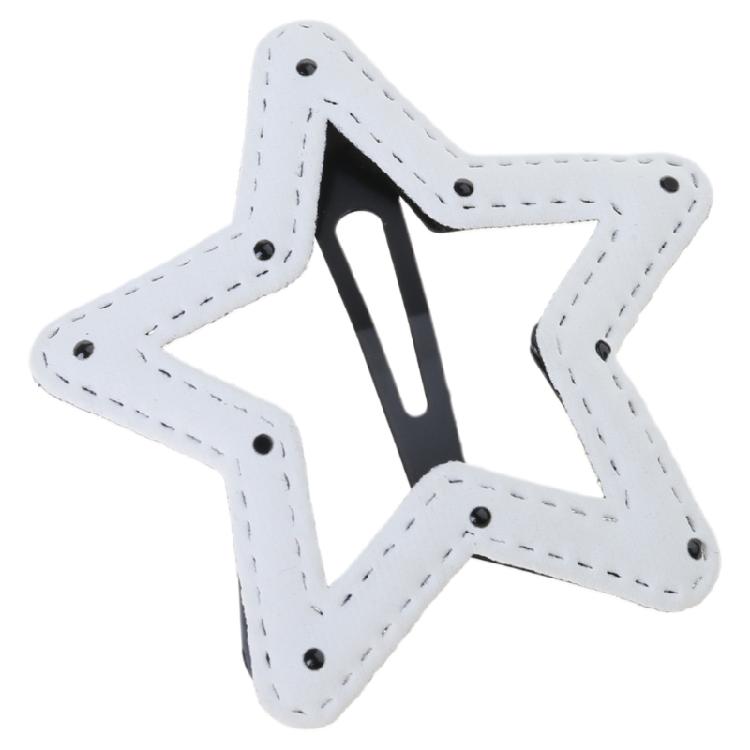 2000s Hair Clip Five-pointed Star Snap Clip Hairpin Teens Girl Hairstyling Tool