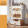 YouShu 3-Tier Dustproof Kitchen Spice Organizer with Drawers