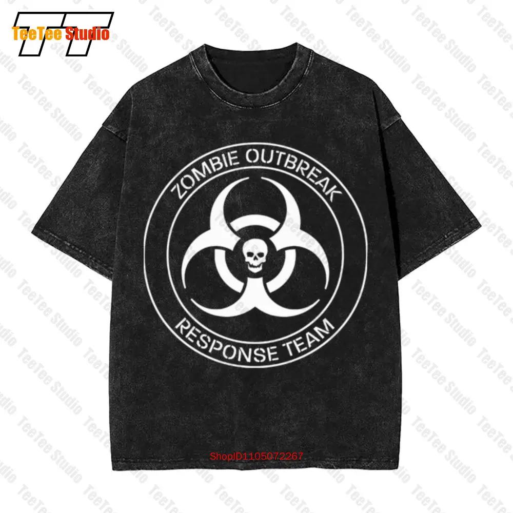 Zombies Outbreak Response Team Vintage Oversized TShirt YUZL S