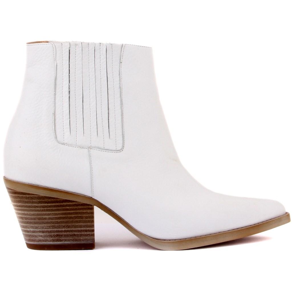 

Sail Lakers - белые кожаные женские ботинки без молнии 39 белый