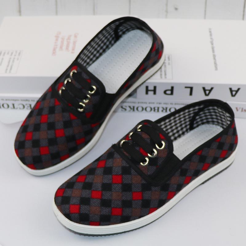 

Весенние туфли 2024 года из мягкой нескользящей ткани с подошвой для мужчин и женщин среднего и пожилого возраста 34-39