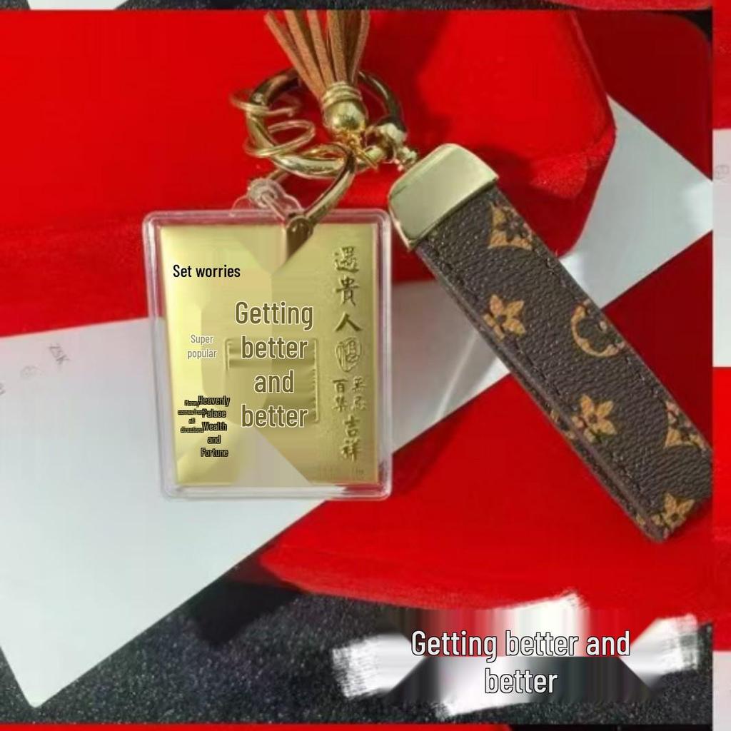 999 Pure Gold Shuibei Style Mobile Phone Pendant: Symbols of Abundance and Prosperity