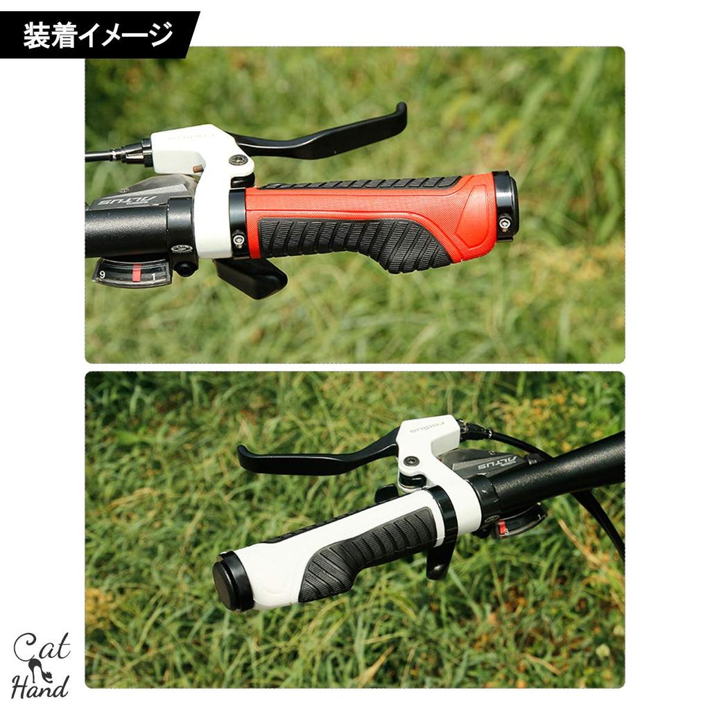 Cat Hand Cross Bike Grips (Blue)