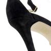 NEBULONI E Unused suede ankle strap sandals for women, black, size 37, 5805 shoes 37 blackUsed