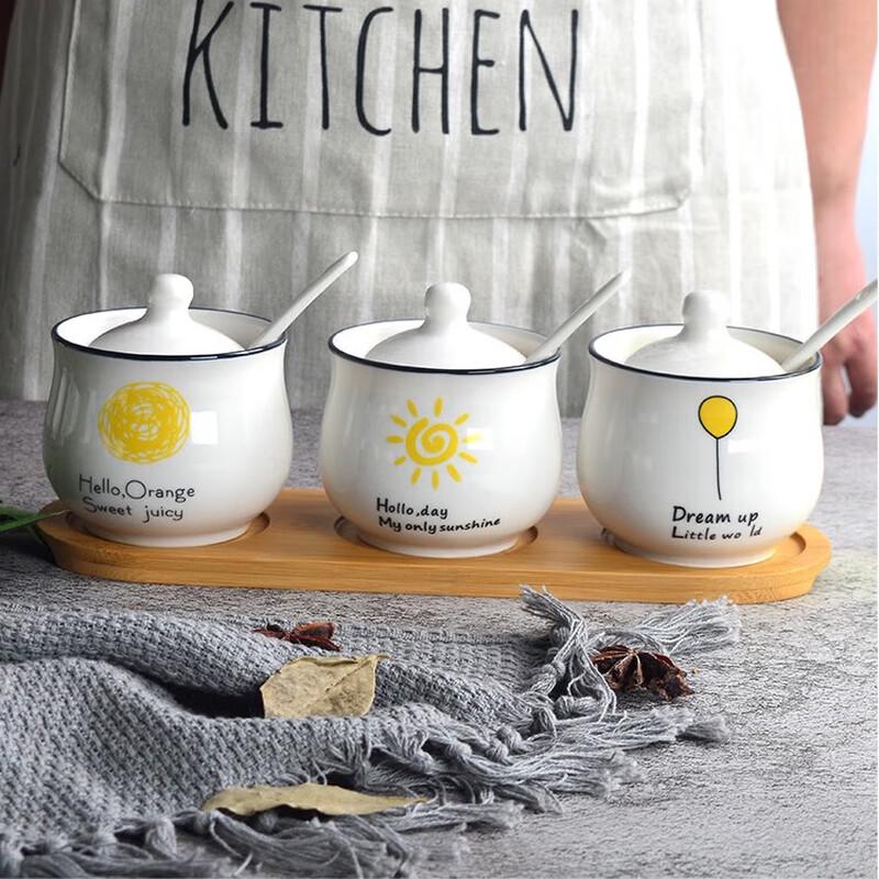 Ceramic Spice Jar Set