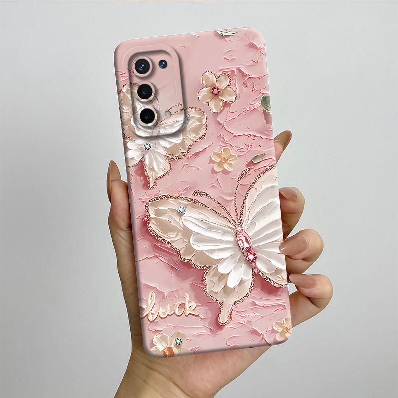 For OPPO A74 5G A54 5G Case A93 5G Capa Silicone Soft Phone Funda CPH2197 CPH2195 CPH2263 Painted Printed Protective Back Cover