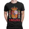 Spanish Map Flag of Spain T Shirt Mens  100 Cotton Vintage TShirts Crew Neck  Tee Shirt Short Sleeve Tops 4XL 5XL