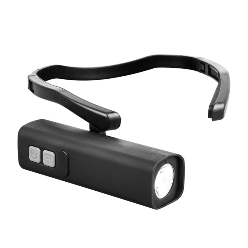 

Adjustable Head Lamp With Rechargeable Battery Ear-mounted Flashlight For Fishing Running Car Maintenance Tasks 1