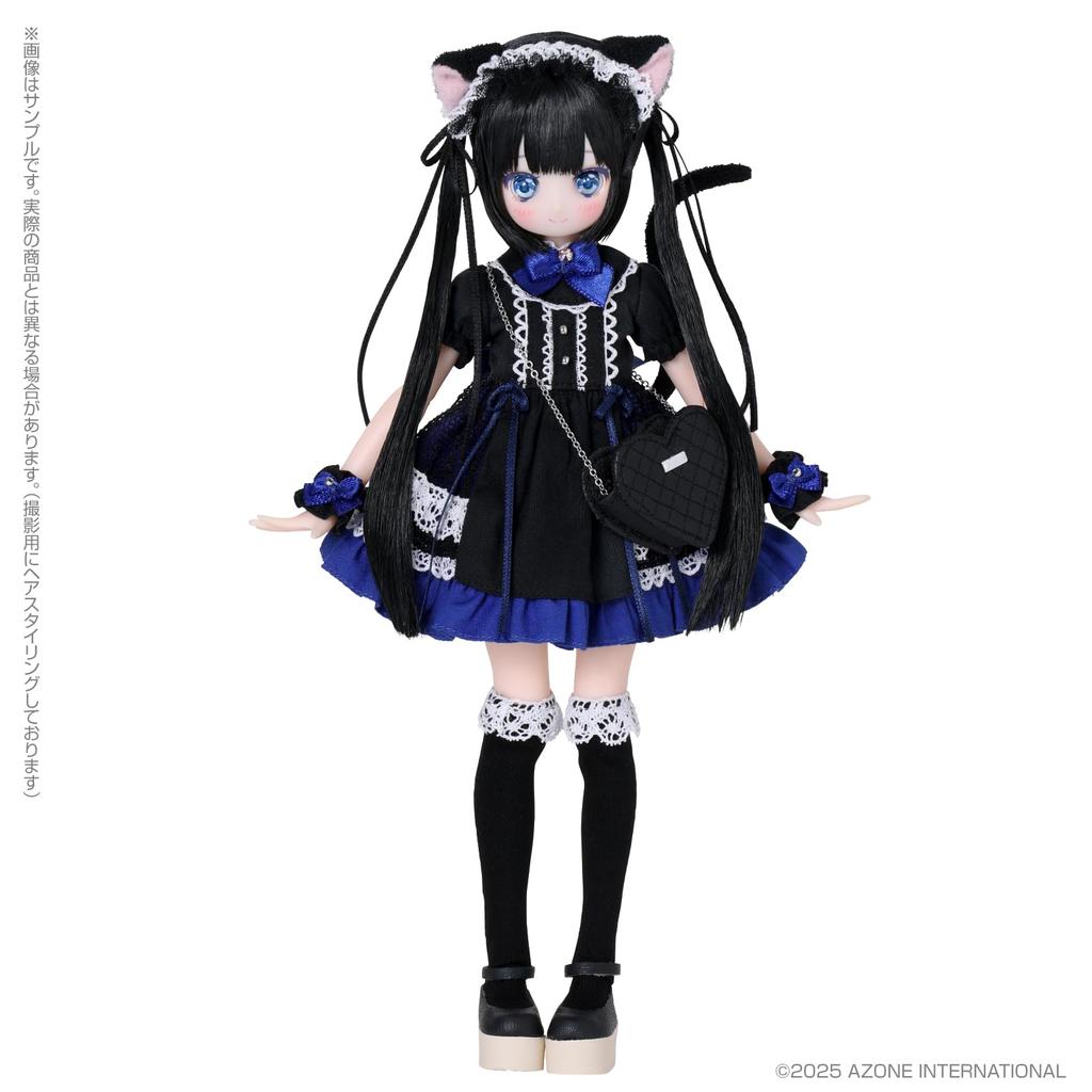 Azone International Karafuru Mebae Gift from Cat Painted Movable Doll Dreamin' / ~A M.K.~ (Black ver.)