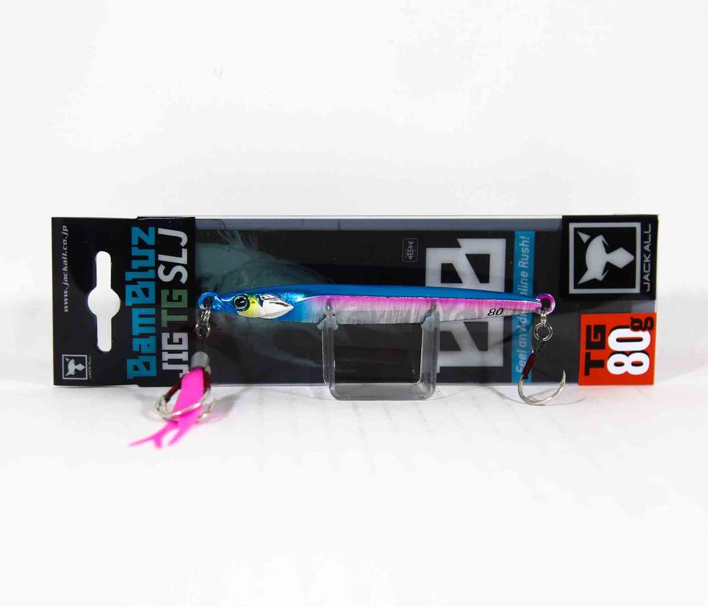 Jackall Metal Jig Bambluz SLJ TG Tungsten 80 Grams Sexy Blue Pink (4346)