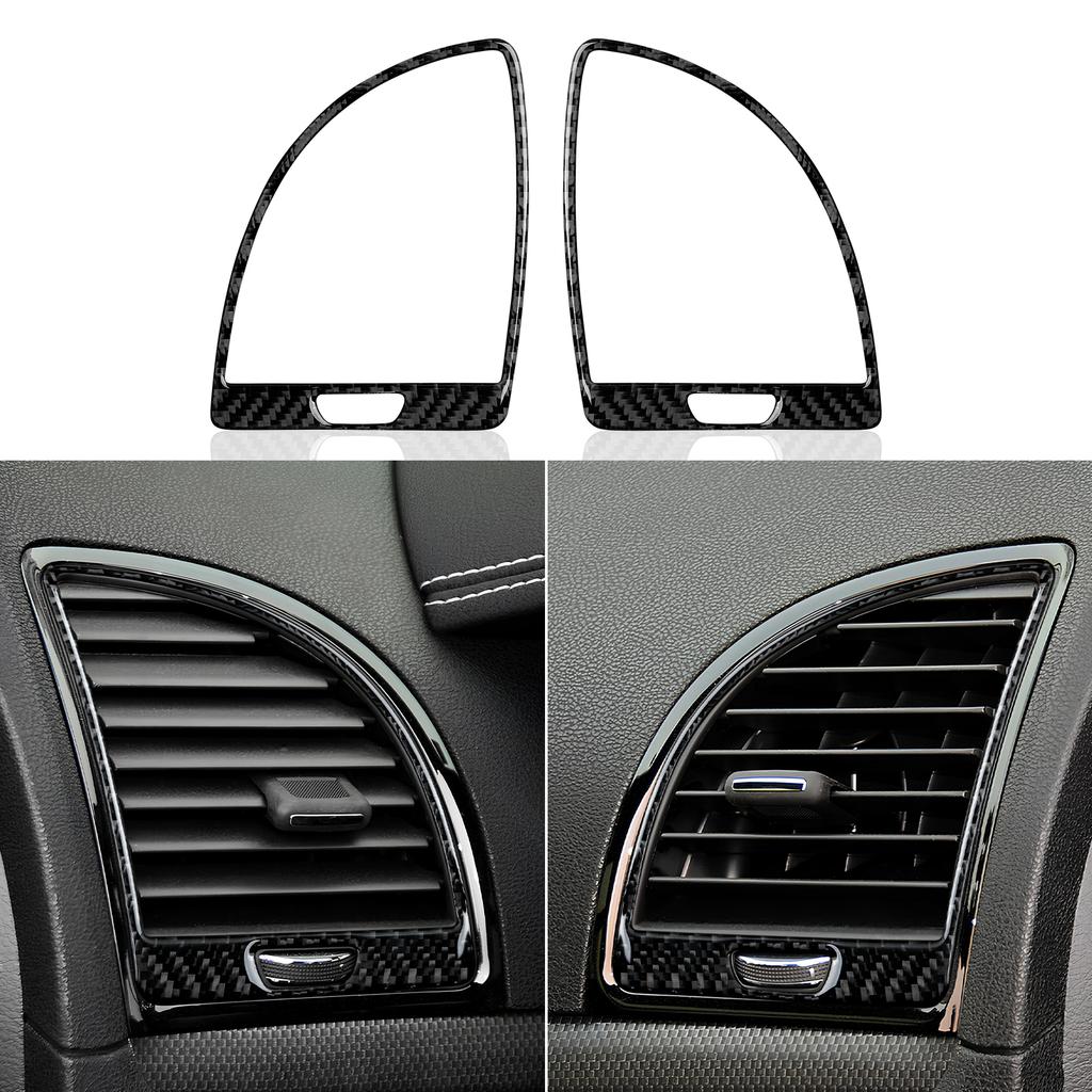 For Chrysler 300 (2011-2014) Car Center Console Gear Shift Panel Steering Wheel Cover Carbon Fiber Interior Sticker Accessories