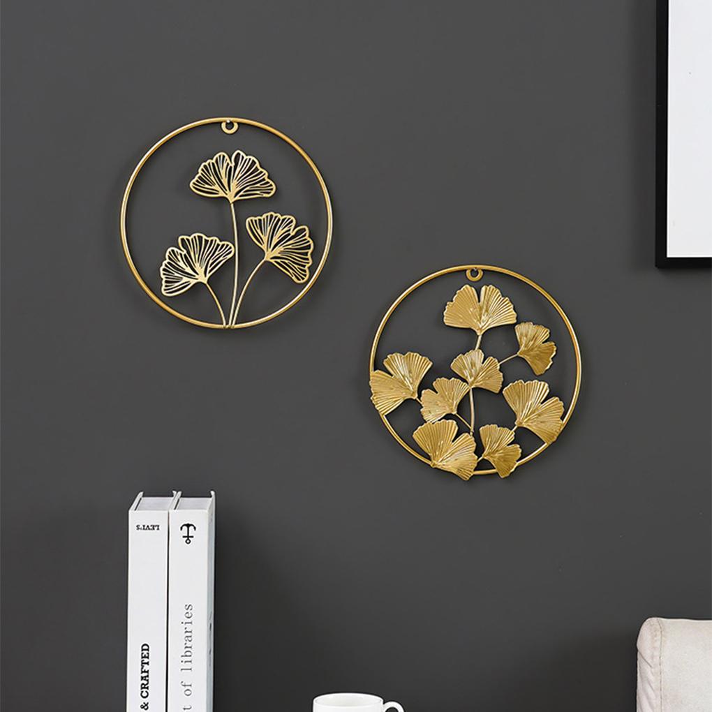 Exquisite Craft Leaf Wall Art Decor Durability And Countryside Charm Anti-corrosion Wall Decoration