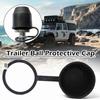 Universal 50mm Tow Bar Kappe Anhänger Ball Abdeckung Mit Kunststoff Haken Ball Form Abschleppen Hitch Tow Bar Protector Für RV Anhänger Zu K6Z5