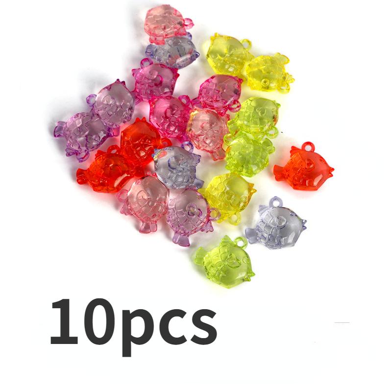 

10 шт. акрил, драгоценный камень, кристалл, многоцветный мультфильм, турбо-стол, разброс, вечерние, свадебный декор, настольная ваза, центр, сделай сам, художественное ремесло, кулон (Турбо) 10pcs