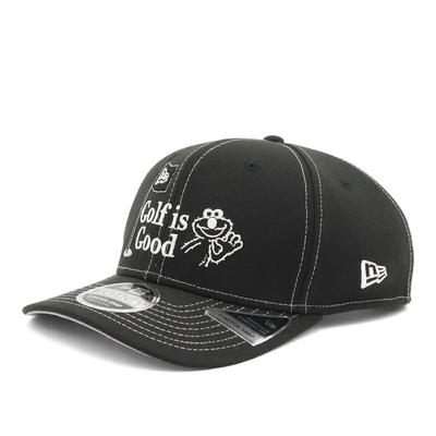 New Era Golf Mesh Cap, Sesame Street Collaboration, Black, M/L, GF 970SS, SESAME GIG BLK