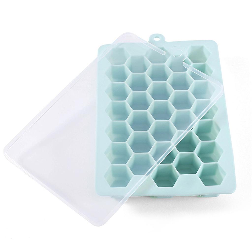 Ices Cube Trays 33 Grid Ices Maker Ices Cube Silicone Mold for Cocktails Whiskies Soups and Frozens Treat Nonstick