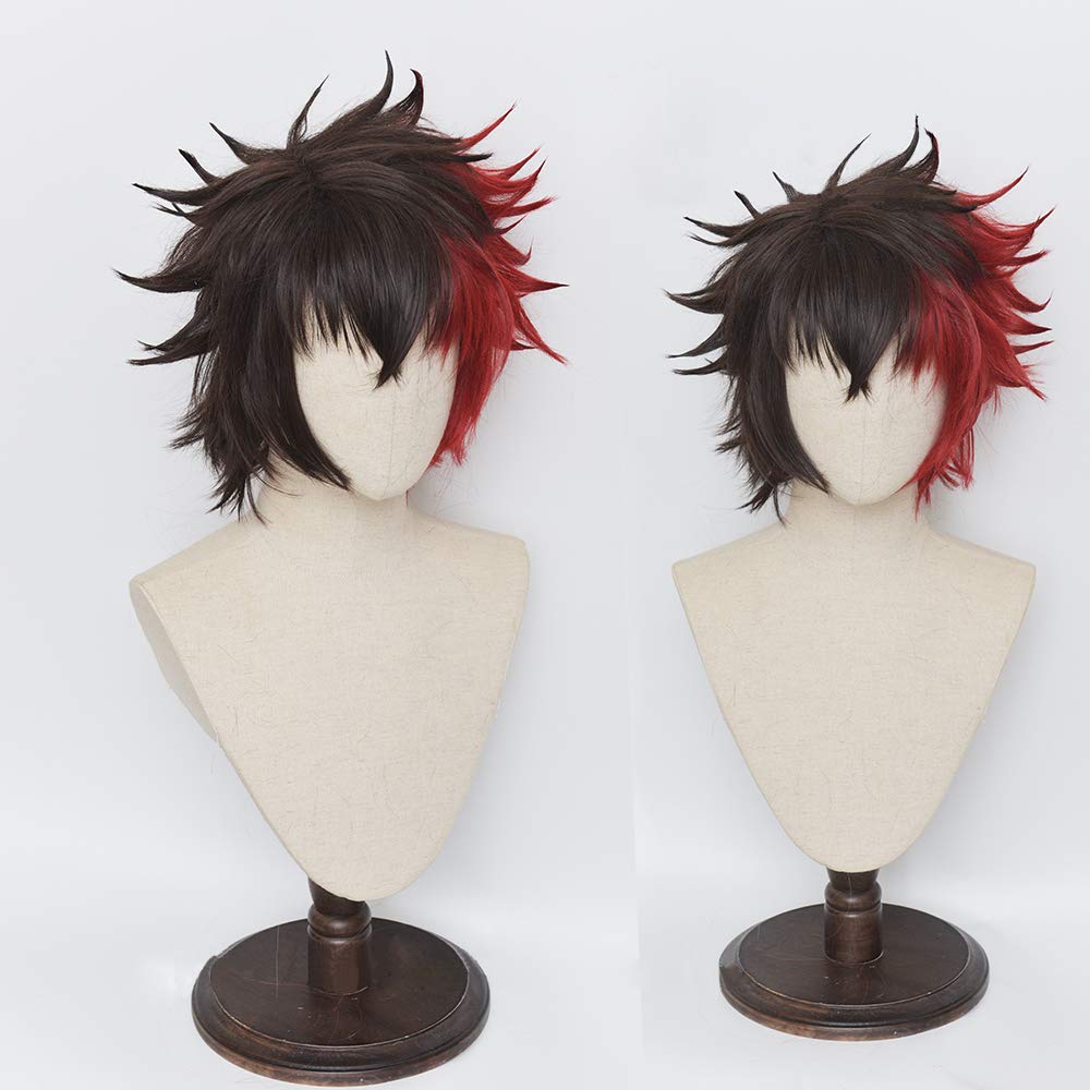Cosplay Second Cool Short Brown Perfect for and Other Includes 3 Bonus Heat-resistant Wig, "The Castle," Hair, & Red, Parties, Disguises, Cosplay,