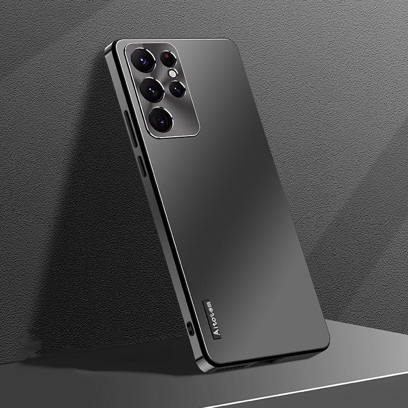 360 Full Shockproof TPU Case for Samsung Galaxy S26Ultra S25 S24 S23 S22 S21 Ultra Plus 5G S22 Aluminum Metal Lens Armor Full Protection Mobile Cover