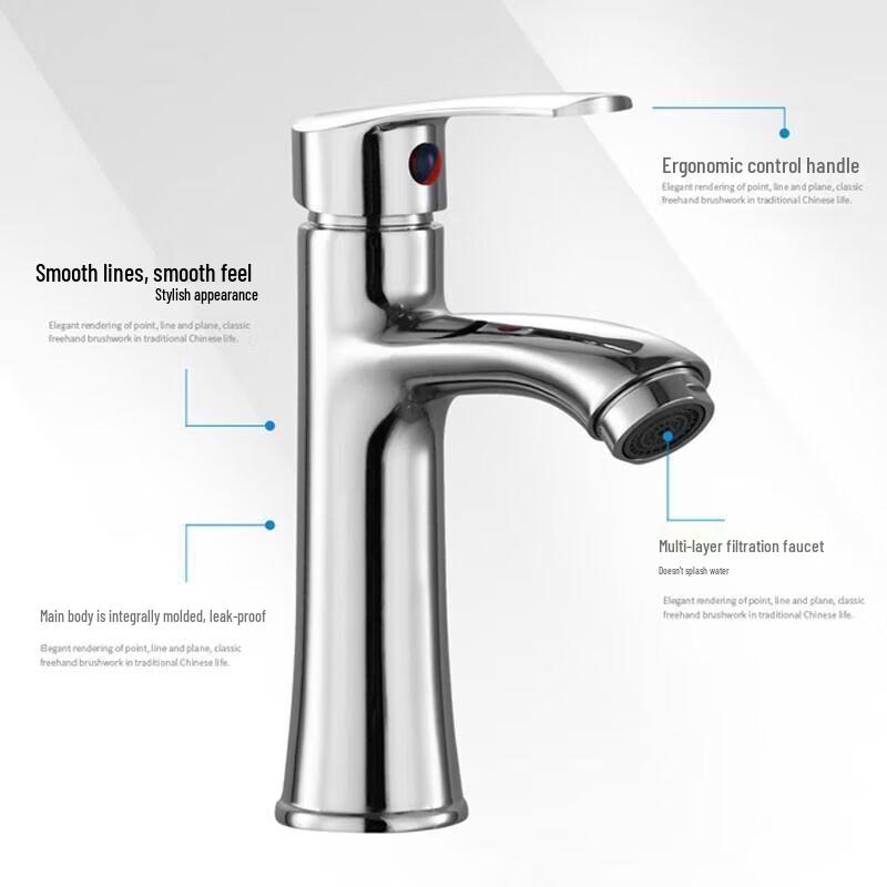 MDNG Bathroom Single Cold Water Basin Faucet