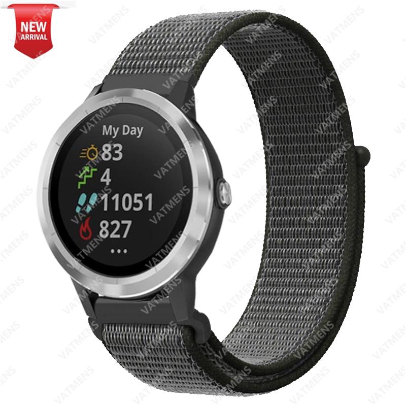 20mm 22mm Nylonarmband für Garmin Venu SQ 2 2s Forerunner 645 Smartwatch-Armband Armband Garmin Vivoactive 3 4 Armband