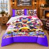 Roblox Pattern Bedding 3Pcs Set Bed Sheet And Pillowcases For Indoor Bedroom