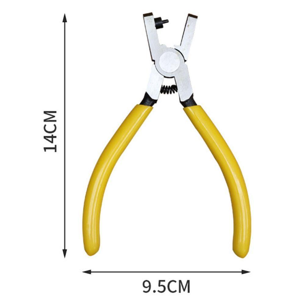 Leathercraft Leather Hole Punch Plier Portable Universal Watch Band Puncher Carbon Steel DIY Crafts Belt Punching Tool