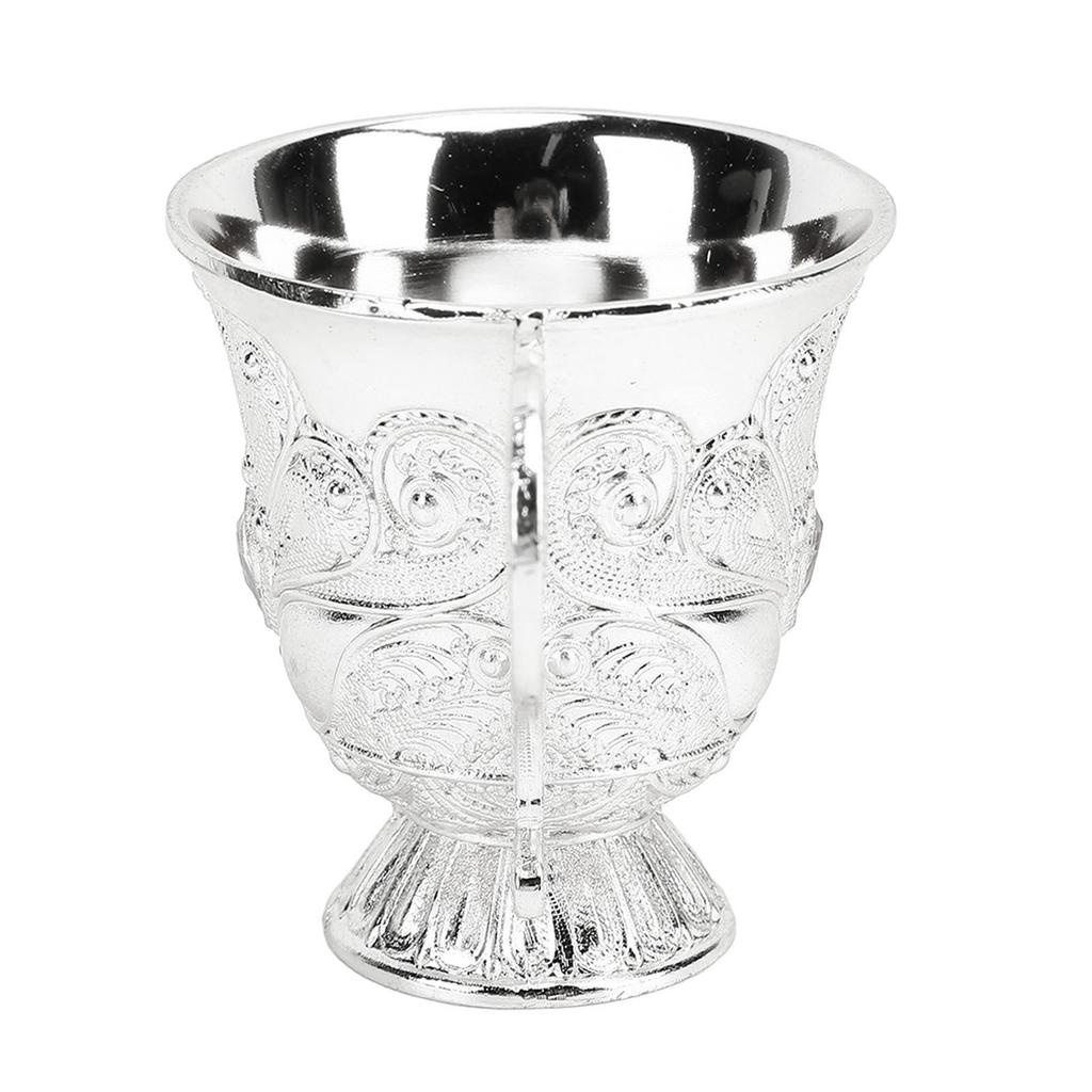 Retro Wine Glass Metal Multi Functional Decorative Shot Glass Wine Chalice for Bar Display Cabinet