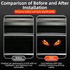 Creative Solar Warning Light Suction Cup Installation LED Atmosphere Light  Universal