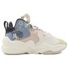 Anta Wei Feng Slip Resistant Cushioning Abrasion Resistant Low top Skateboard Shoes Women's White Blue 122148080S-2