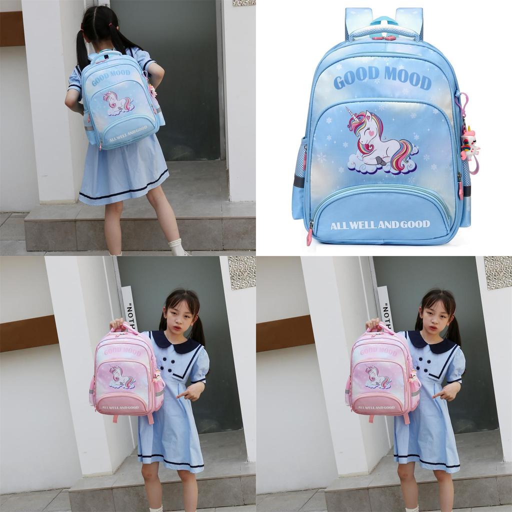 Spacious And Breathable Unicorn Cartoon Backpack For Kids Ideal For School Use