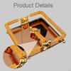 Tissue Holder Durability Convenient Decorative Home Decor Alloy Napkin for Table Hotel