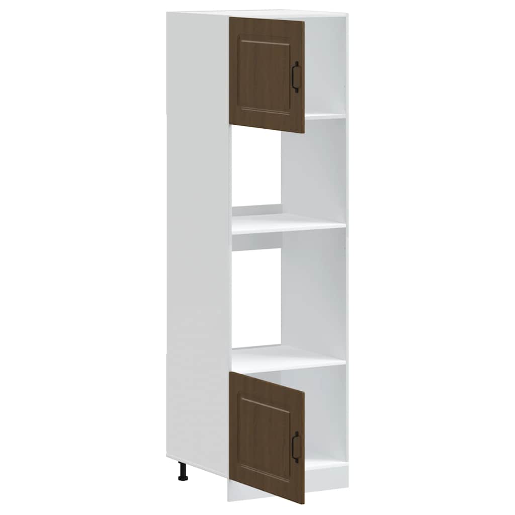 Muebles de Cocina Kalmar 2 uds Tablero de Partículas Efecto Roble Marrón