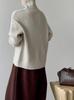 Juzhi Women's High Neck Loose Knit Pullover Sweater for Autumn/Winter - Long Sleeve, High-End Feel