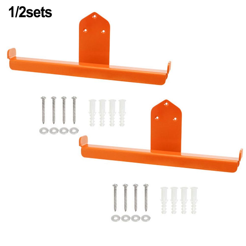 Backpack Leaf Blower Hanger Heavy Duty Steel Wall Bracket for BG56 BG66 and BG86 Double Hook Design for Multiple Tool Storage