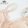 ECMLN L-XL Summer Outer Wear Fashion Women's Lace Bra Women's Top Casual Comfortable Wrap Bra