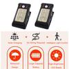 2 Pack Solar Clamp Lights with Motion Sensor, 96 LEDs Outdoor Solar Powered Wall Lights for Garden Patio Pathway, Weatherproof Security Lighting