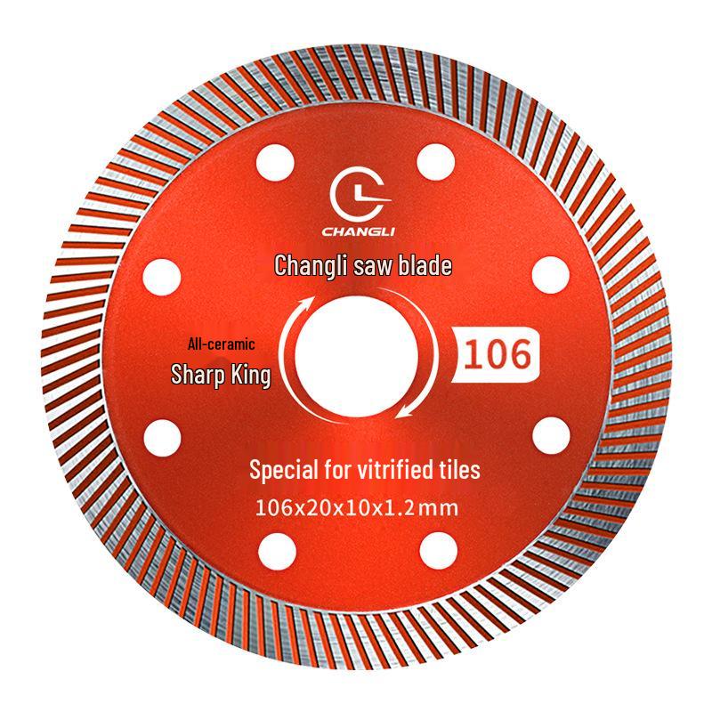 Ultra-thin Ceramic Prince 105/106 Dry Cut Saw Blade for Vitrified and Floor Tiles