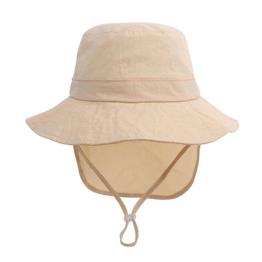 Kids Bucket Hats for Boys Girls UV Sun Protection Beach Caps with Neck Flap Play Hat 12 Colors Available Sizes 2-5 Years Old