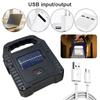 Portable Solar Lantern COB LED Work Lamp Waterproof  Emergency Spotlight USB Rechargeable Hand Lamp for Outdoor Hiking Camping
