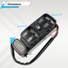 Power Control Window Glass Switch Regulator Button For Mercedes C CLASS W203 C180 C200 C220 A2038200110 2038210679 A2038210679