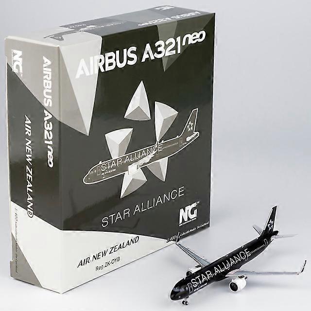 1/400 Scale NG 13056 Air New Zealand Airbus A321Neo ZK-OYB Star Alliance Alloy Die Casting Aircraft Model Collection Toys Gifts