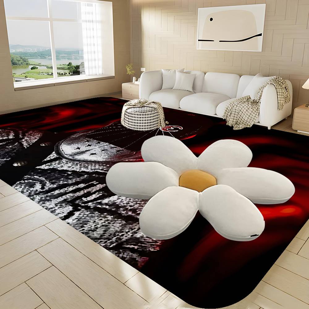 Thug Club Brand Logo Room Mats Cheaper Anti-slip Modern Living Room Balcony Printed Welcome Rug