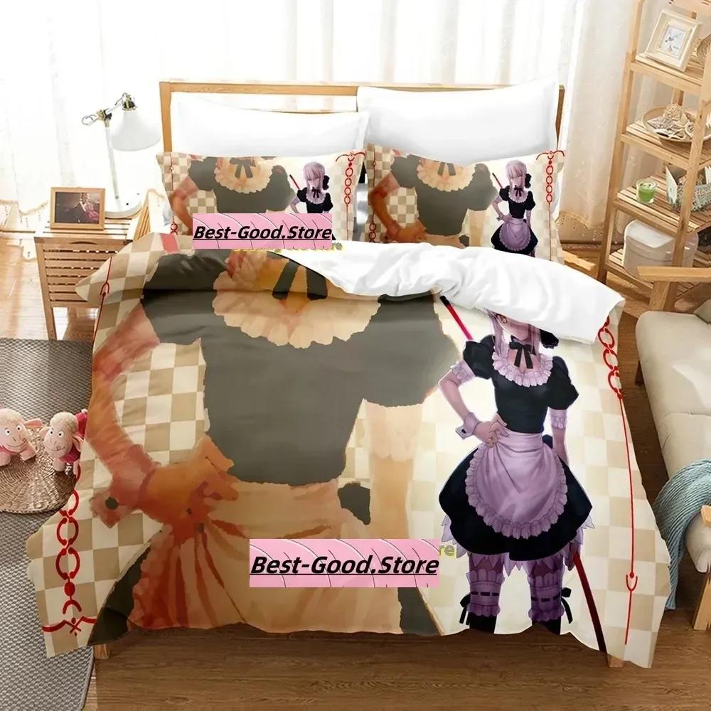 Carnival Phantasm Beding Set Single Twin Ful Quen King-Sized Dimensionsd Dimensions Bed Linen Set Adult People Kid Bedrom Duvetcover Sets 3D Anime Bed