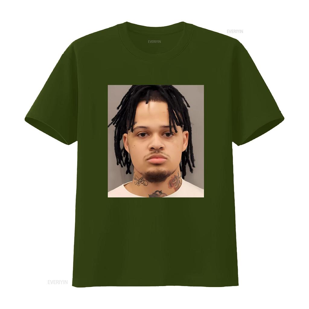 Summrs Mugshot T Shirt for Men Unique Design High Quality Print Perfect Streetwear Fashion Vintage Washed Top For Everyday Wear