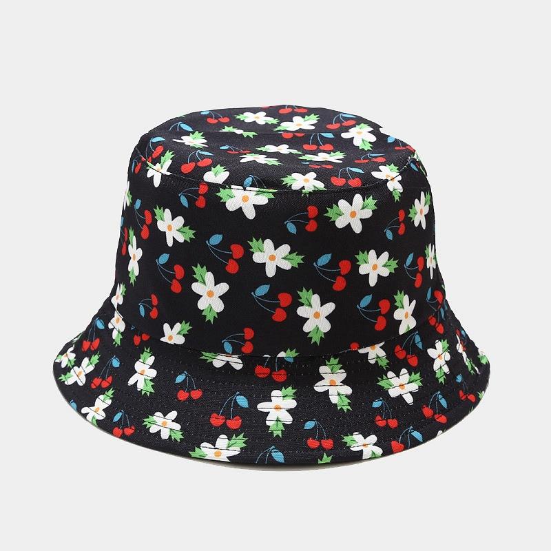 Hot Selling Fruit Pattern Bucket Hat Men and Women Outdoor Leisure Visor Summer Travel Hat