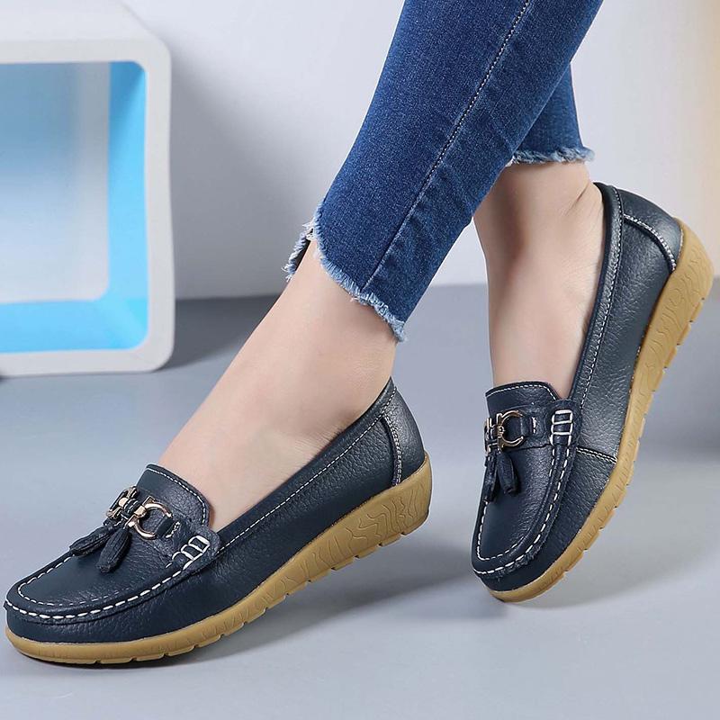 fashion Women Shoes Slip On Loafers For Ballet Flats Women Moccasins Casual Sneakers Zapatos Mujer Flat Shoes For Women Casual Shoes